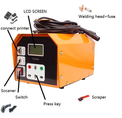 Hızlı Tepki Pvc Kaynak Makinesi 315A Özelleştirilmiş